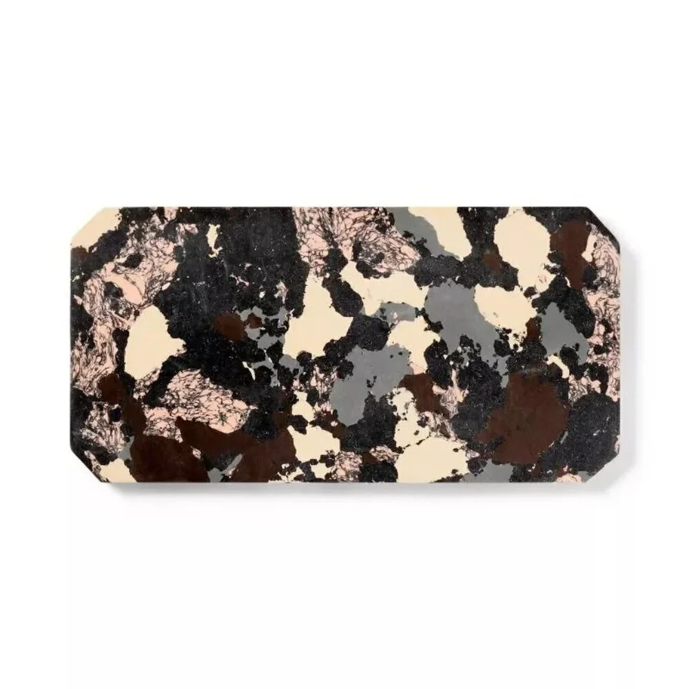DVF for Target Neutral Marble Stone Cheese Serving Platter Diane Von Furstenberg